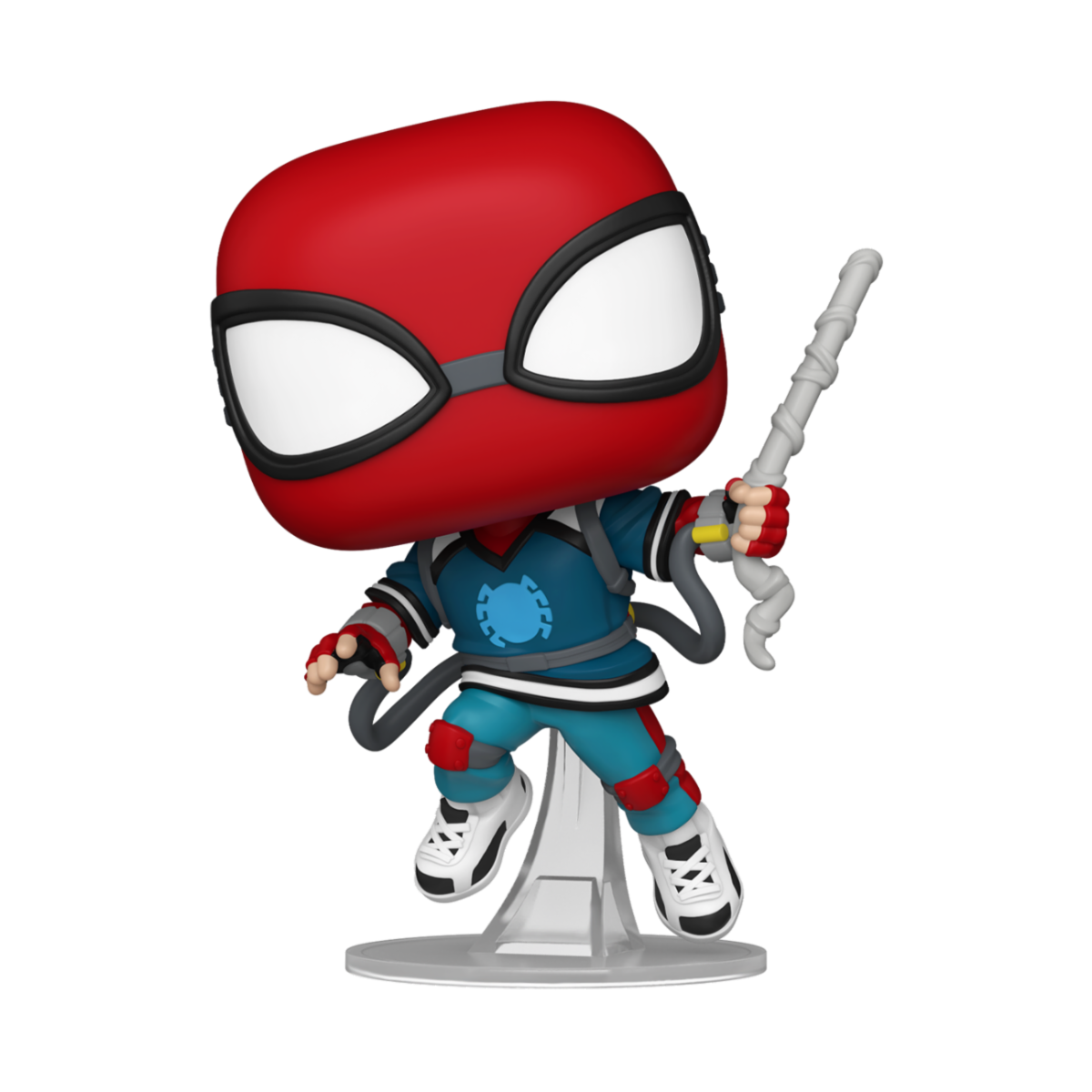 MARVEL: YOUR FRIENDLY NEIGHBORHOOD SPIDER-MAN - POP FUNKO VINYL FIGURE 1527 SPIDER-MAN (HOMEMADE SUIT) 9CM - Immagine 2