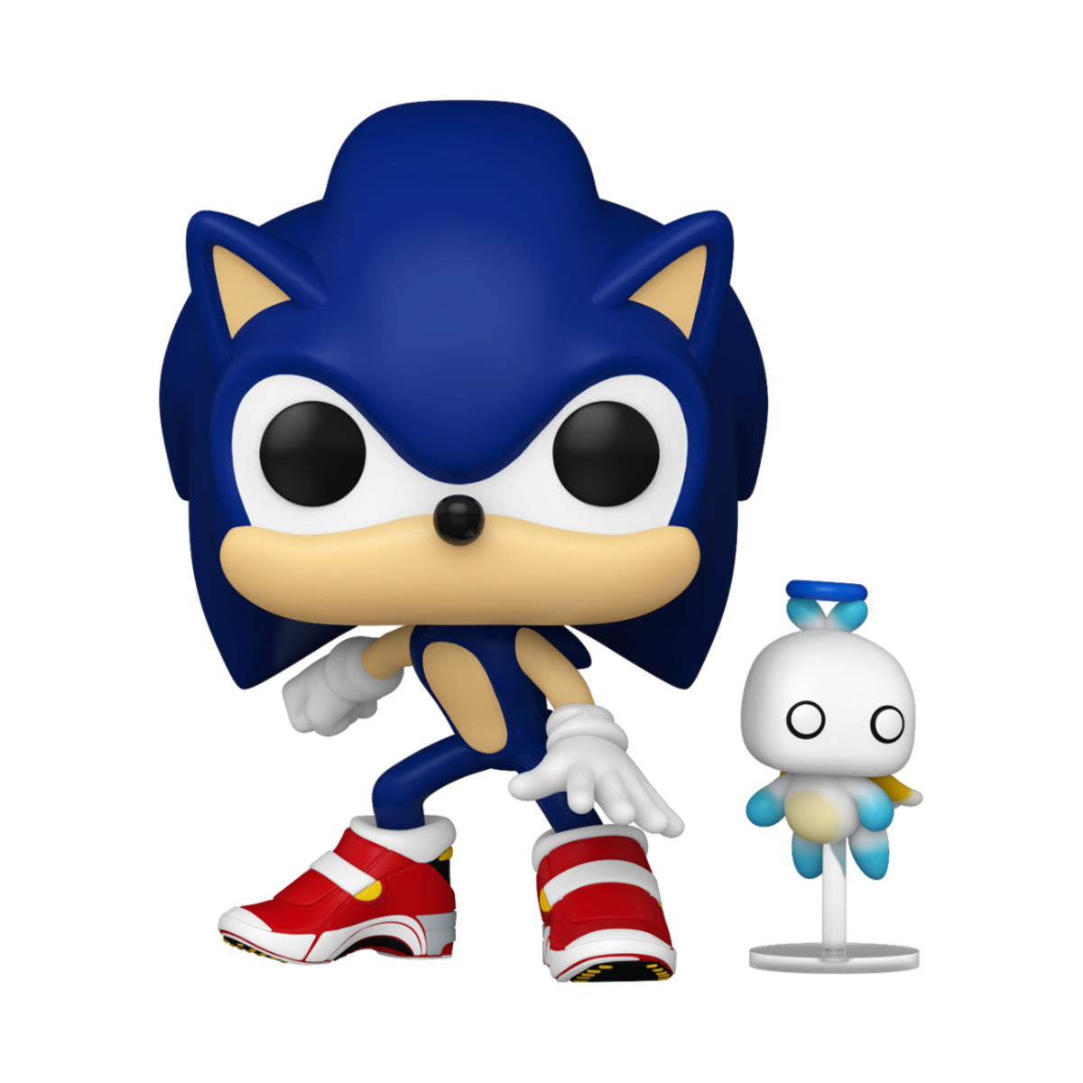 SONIC THE HEDGEHOG - POP & BUDDY FUNKO VINYL FIGURE 1036 SONIC W/ HERO CHAO 9CM - Immagine 2