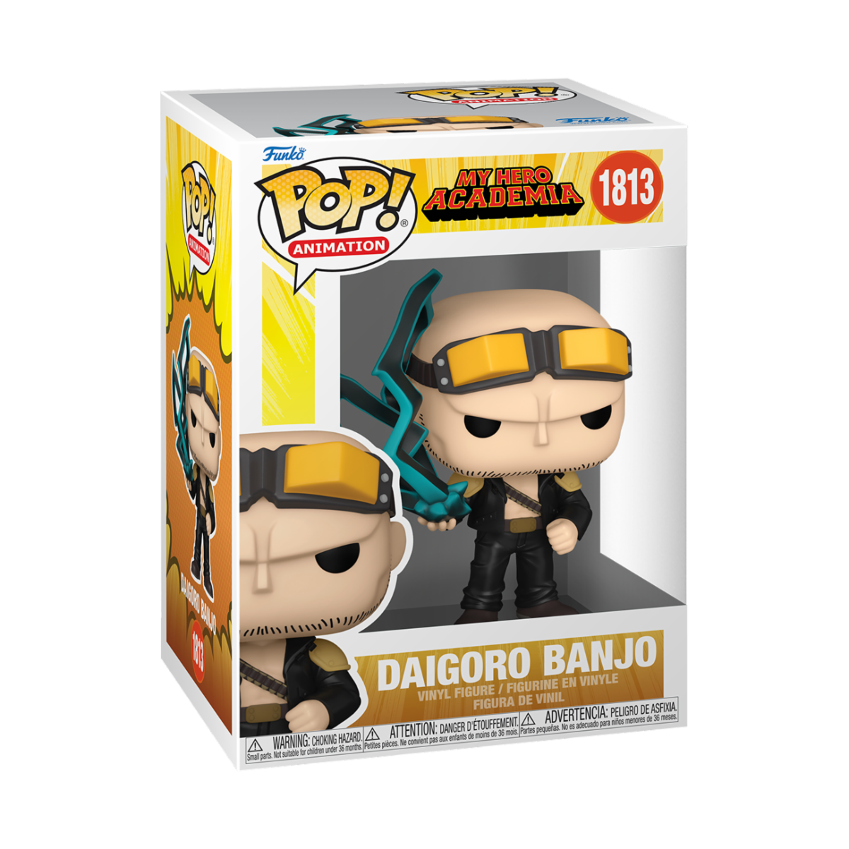 MY HERO ACADEMIA - POP FUNKO VINYL FIGURE 1813 DAIGORO BANJO (BKWHP) 9CM - Immagine 2