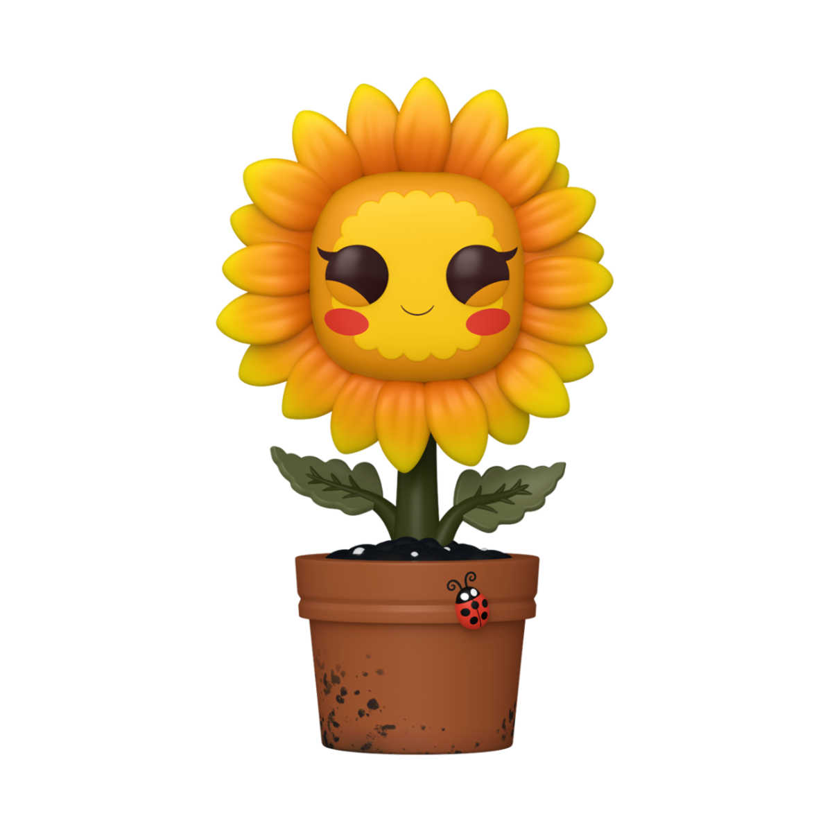 PLANTS - POP FUNKO VINYL FIGURE 03 KAWAII SUNFLOWER 9CM - Immagine 2