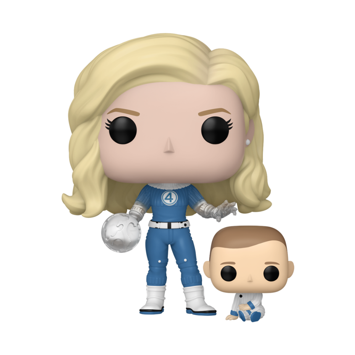 MARVEL: THE FANTASTIC FOUR: FIRST STEPS - POP FUNKO VINYL FIGURE 1514 INVISIBLE WOMAN 9CM - Immagine 2