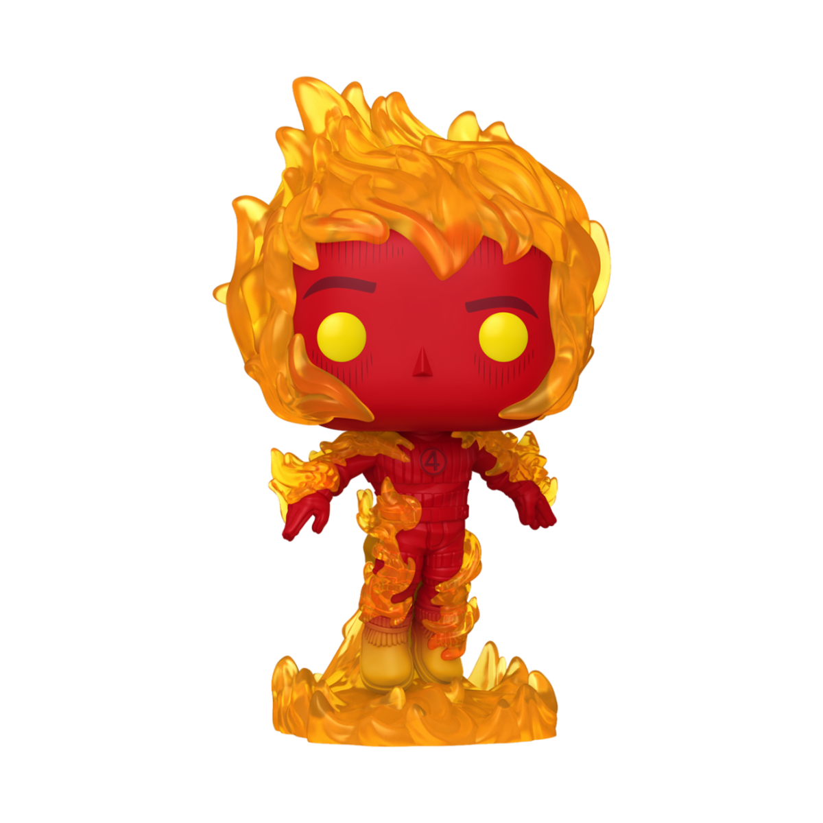 MARVEL: THE FANTASTIC FOUR: FIRST STEPS - POP FUNKO VINYL FIGURE 1517 HUMAN TORCH 9CM - Immagine 2