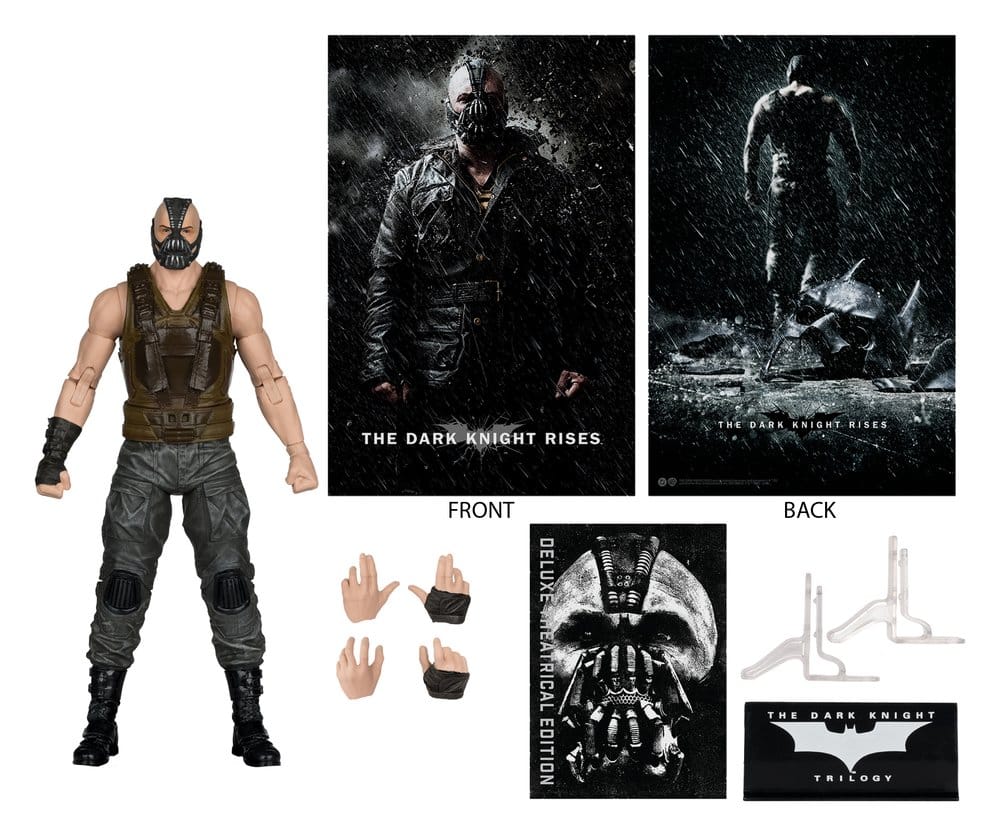 DC THEATRICAL DELUXE - BANE (THE DARK KNIGHT RISES) - ACTION FIGURE 18CM - Immagine 2