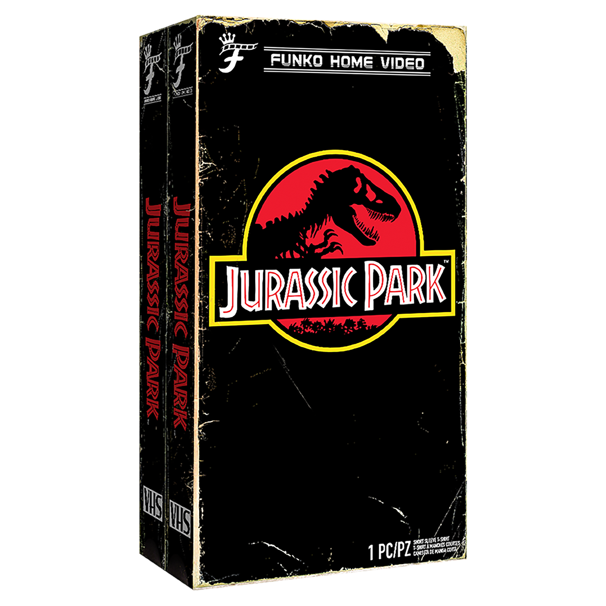 JURASSIC PARK - VHS BOXED TEE - JURASSIC PARK LOGO