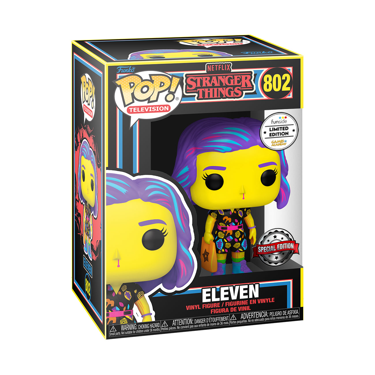 STRANGER THINGS - POP FUNKO VINYL FIGURE 802 ELEVEN IN MALL OUTFIT 9CM GA EXCL (