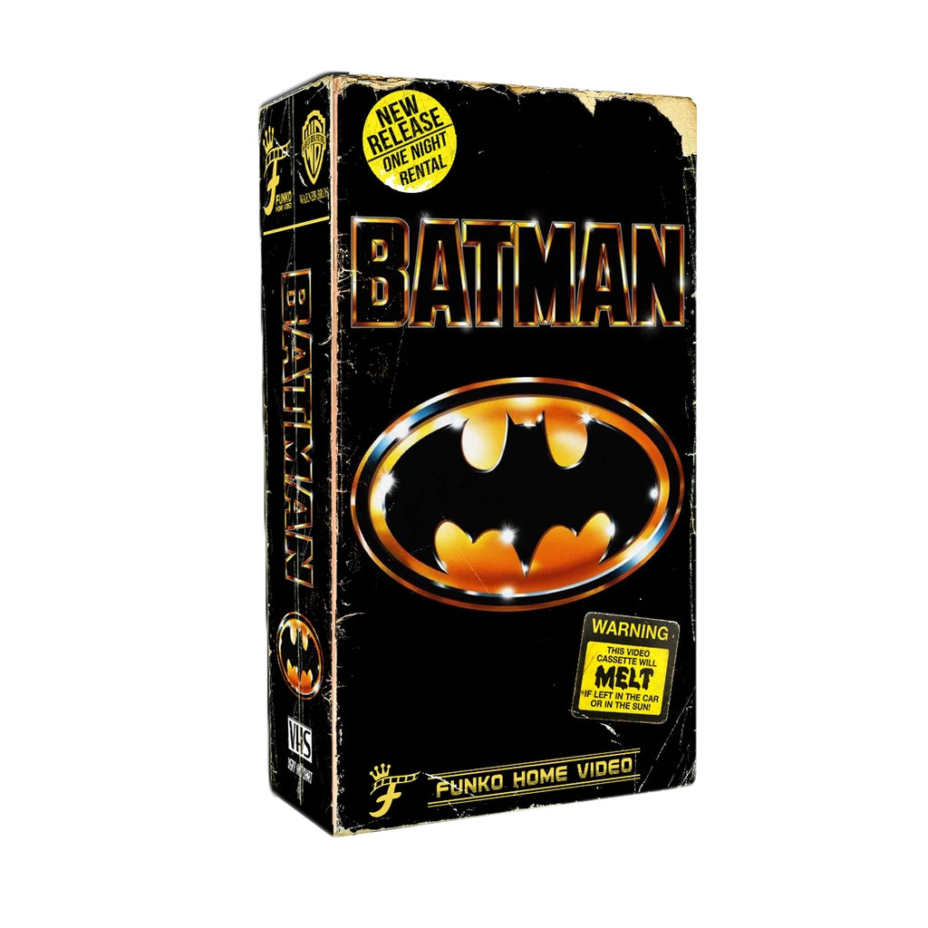 60597 - DC COMICS - VHS BOX TEE - BATMAN 1989 - S