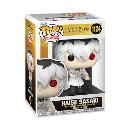 TOKYO GHOUL: RE - POP FUNKO VINYL FIGURE 1124 HAISE SASAKI IN WHITE OUTFIT 9CM